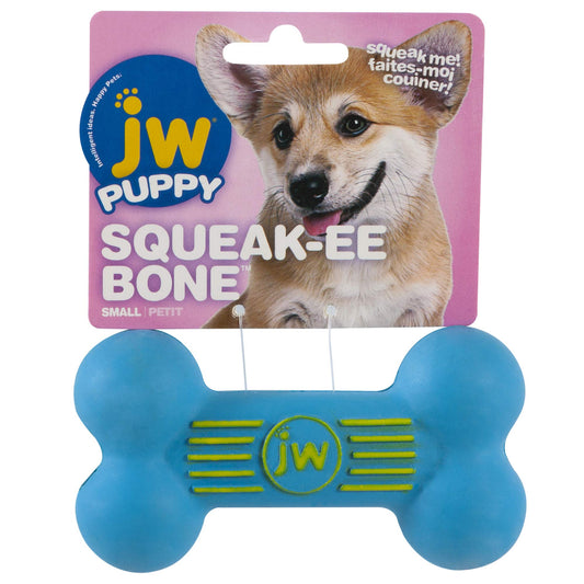 Chomp Squeaky Bone Dog Toy — Durable Bouncy Chew for Fetch & Tug