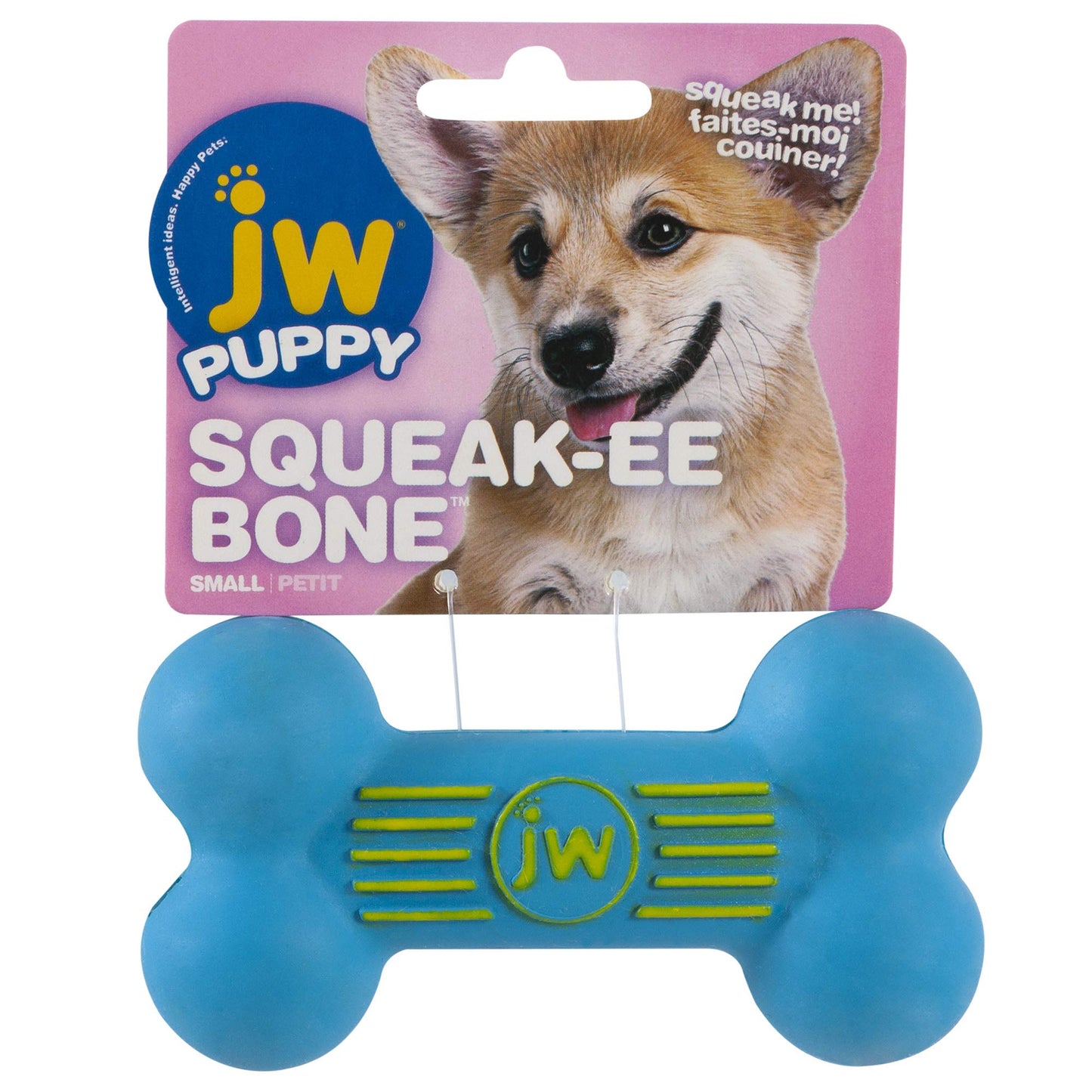 Chomp Squeaky Bone Dog Toy — Durable Bouncy Chew for Fetch & Tug