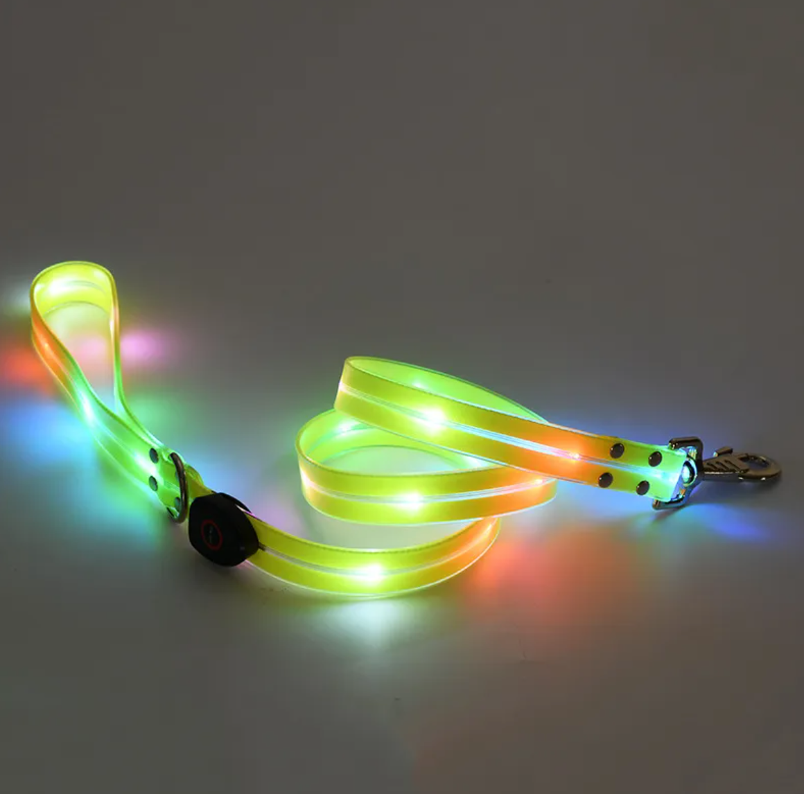 GlowWalk Rechargeable LED Dog Collar — Visible 400m, USB