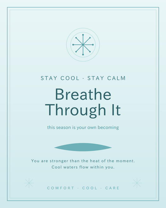 Menopause Gift Printable Wall Art | Cooling Gifts for Hot Flashes | Funny Menopause Care Package Digital Download Decor for Her